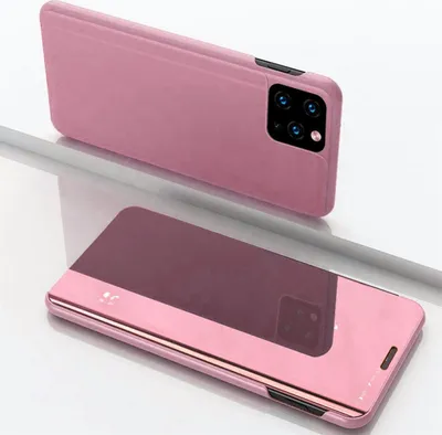 Produktbild von Handyhülle für Apple iPhone 12 Mini Smart Cover Schutzhülle Clear View Case Rosegold