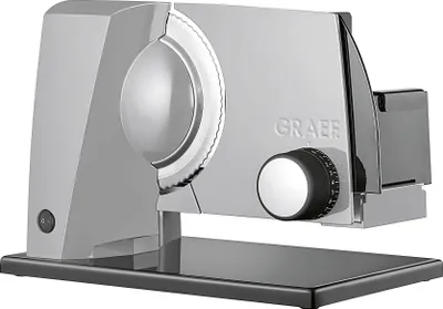 Immagine prodotto di Graef SLICED KITCHEN SKS 11000 affettatrice multiuso, grigia con piatto base in plastica