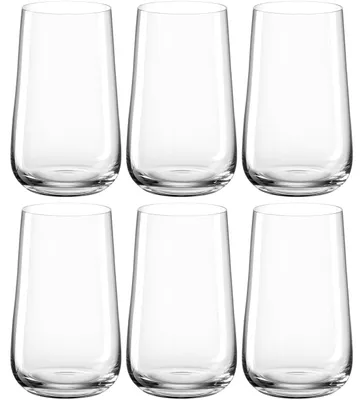 Zdjęcie produktu dla LEONARDO 066417, Przezroczysty, Szkło, 6 szt., Stożek, Przezroczyste, BRUNELLI
