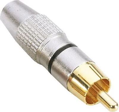 Productafbeelding van Adam Hall Connectors 7620 BLK - Cinch-connector, zwart