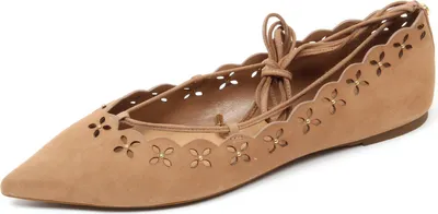 Immagine prodotto di C9860 ballerina donna MICHAEL KORS THALIA FLAT scarpa beige scuro shoe woman