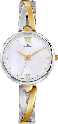 Produktbild von Dugena Damen Uhr 4460668 Elin mit Perlmutt vergoldet