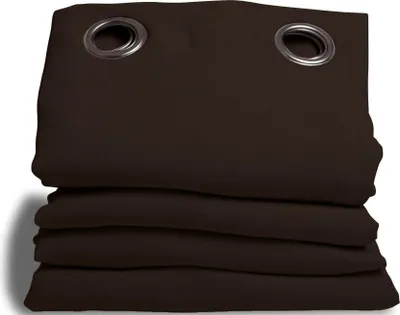 Produktbild von MOONDREAM  Akustikvorhang 3in1 | Lärmschutz | Thermoisolierung | 100% Verdunkelung | Patentierte Technologie | Ösen | Braun MC610 | 140B x 260H cm