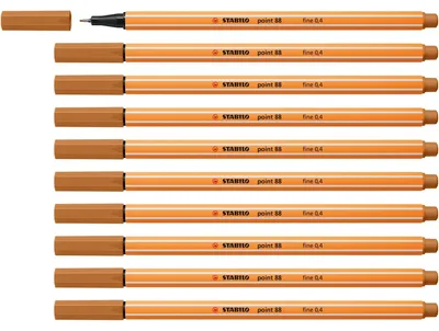 Image de STABILO point 88 stylo fin Marron 1 pièce(s)