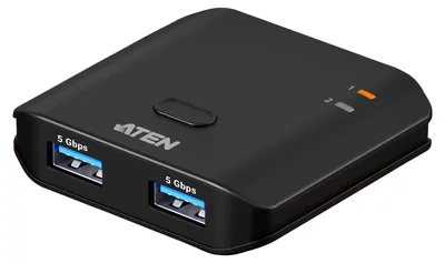 Zdjęcie produktu dla ATEN US4322-AT, USB 3.2 Gen 1 (3.1 Gen 1) Type-A, USB 3.2 Gen 1 (3.1 Gen 1) Type-A, Czarny, Plastik, Chiny, USB