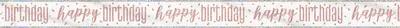 Produktbild von Banner roségold Happy Birthday
