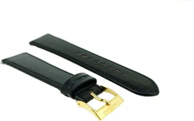 Produktbild von Junghans Meister Chronoskope 21mm Uhrenarmband Leder schwarz 027/7122