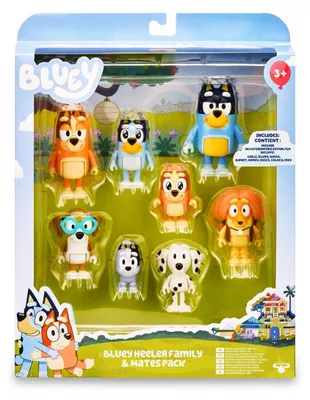 Image de Bluey pack 8 Figuren