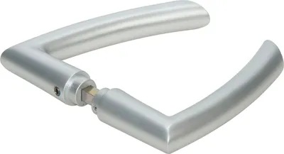 Zdjęcie produktu dla Para klamek DORMA-Glas do drzwi szklanych, aluminium anodowane na kolor srebrny