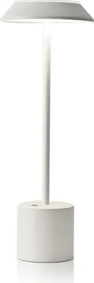 Produktbild von Tischlampe Kabellos, LED Tischleuchte, Touch Akku Tischleuchte, stufenlos dimmbar, 3000K-6500K Farbtemperatur, 4000-mAh-Akku- Weiß