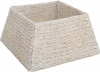 Zdjęcie produktu dla vidaXL Obroża choinkowa biała 50 x 50 x 25 cm hiacynt wodny