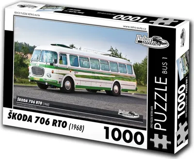 Obrázok produktu pre RETRO-AUTA Puzzle BUS č. 1 `KODA 706 RTO (1968) 1000 dielikov