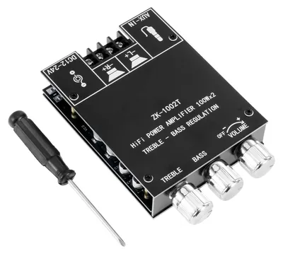 Obrázek produktu pro Hi-fi zesilovač s Bluetooth, mini stereo audio zesilovač, 2 kanály, 100W+100W