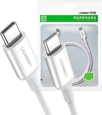 Image de Câble Usb-C Do Usb-C Ugreen Us264, 60W, 1.5M (Biały)