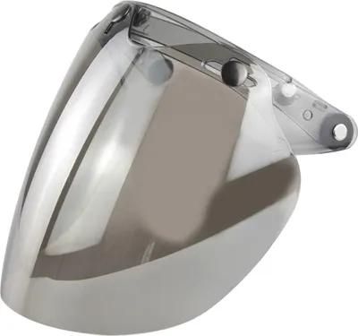 Image de Visière de casque Open Face Vessie de moto Lentille à bulles 3-Snap-Vent
