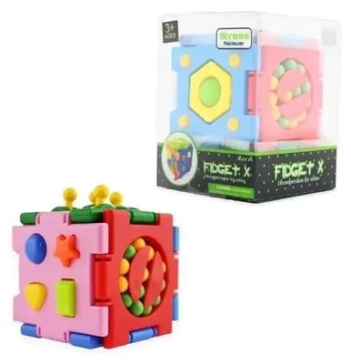 Image de Cube sensoriel 7 cm MIX - Robe
