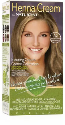 Produktbild von Naturtint Henna cream 7.00 hazelnoot blond (110 ml)