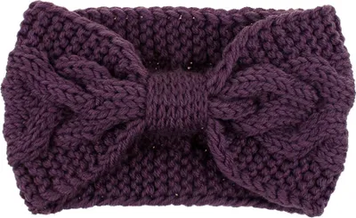 Produktbild von Oblique Unique Damen Stirnband Haar Band für den Herbst Winter Ohrenwärmer Zopfmuster in Einheitsgröße - lila