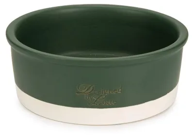 Zdjęcie produktu dla Zaprojektowana przez Lotte miska dla psa Joa ceramiczna zielona, rozmiar: 13 x 13 x 4,5 cm