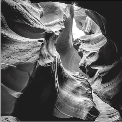 Produktbild von ARTland Wandbild Alu für Innen & Outdoor Antelope Canyon I Größe: 50x50 cm