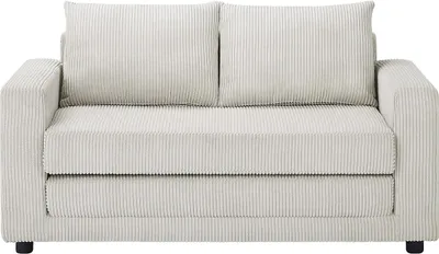 Produktbild von Sofa 2-Sitzer mit Schlaffunktion - Cord - Beige - MIRTO