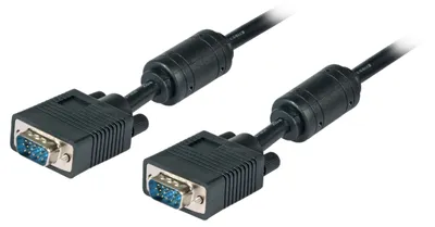 Produktbild von EFB Elektronik K5326SW.10V2, 10 m, VGA (D-Sub), VGA (D-Sub), Stecker, Stecker, Schwarz