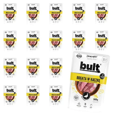 Produktbild von Bult | Feuchtigkeitsspendendes Futter für Hunde mit Ente - 20x500g - 75% Fleisch - Ohne Künstliche Zusätze