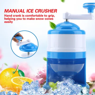 Obrázek produktu pro Přenosný ruční drtič ledu Shaver Snow Cone Maker Machine Domácnost Kuchyňský nástroj