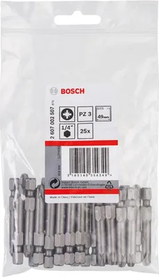 Produktbild von Schrauberbit Extra-Hart PZ 3, 49 mm, 25er-Pack