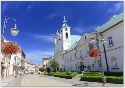 Produktbild von Tulup® Leinwandbild - 100x70 cm - Wandkunst - Drucke auf Leinwand - Leinwanddruck  - Sehenswürdigkeiten & Architektur - Mehrfarbig - Rzeszów Polen