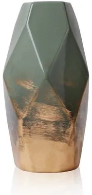 Image de Petit vase en céramique de 20 cm de haut pour une décoration avec des herbes de la pampa