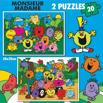 Obrázok produktu pre EDUCA Puzzle Monsieur Madame 2x20 dielikov
