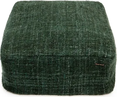 Image de Pouf coton vert 60x60x25cm