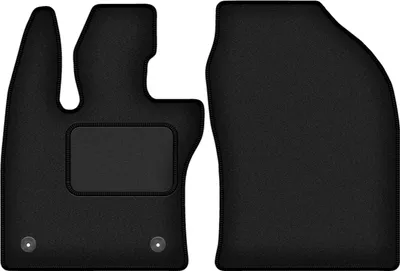 Zdjęcie produktu dla Wielganizator dywaniki welurowe LUX przednie do Toyota Prius V liftback (2023-) - czarne dywaniki samochodowe BASIC komplet (2 szt.)