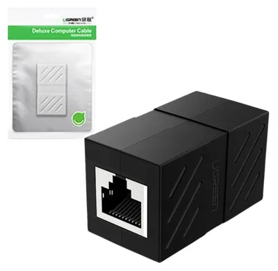 Immagine prodotto di Connettore, cavo di estensione di rete Rj45 Ugreen Nw114 Ethernet, 8P/8C, Cat.7, Utp (nero)