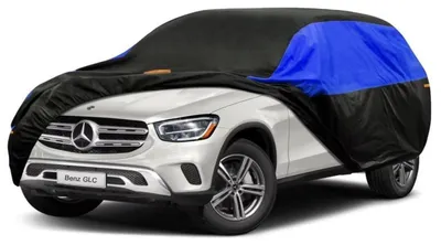 Produktbild von Autoabdeckung Wasserdicht Atmungsaktiv für Benz GLC (2015-2024) Schwarz Blau