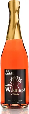 Produktbild von Wudhupf sWeibl 750ml - Leichter und spritziger Apfel Himbeer Frizzante - eine tolle Alternative zu Wein Frizzante von Obstbau Haas