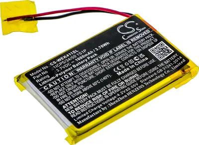 Obrázek produktu pro TECHTEK Baterie kompatibilní s [Wacom] ACK411050, Express Key Remote nahrazuje 1ICP5/34/50 1S1P