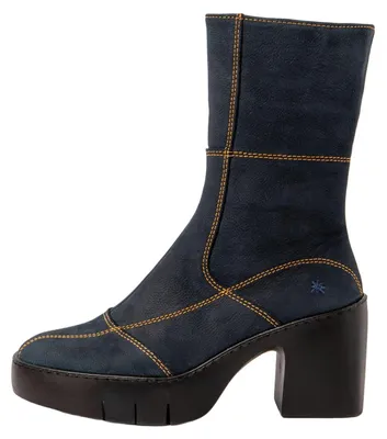 Image de Art Botte pour Femme 1659 NOBUCK NAVY/SOFIA Couleur Bleu
