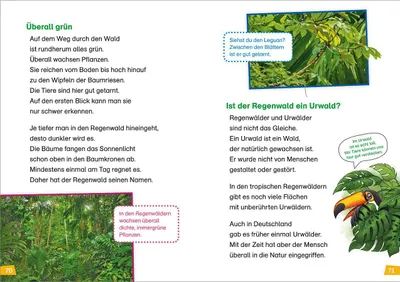 Obrázok produktu pre WAS IST WAS Erstes Lesen Doppelband 3.Vulkane/Regenwald