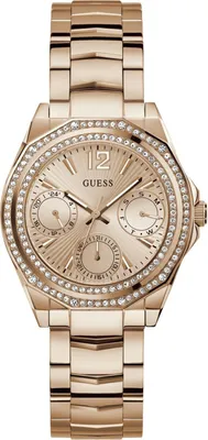 Produktbild von Guess Damen Multifunkion Armbanduhr RITZY roségold 36 mm GW0685L3