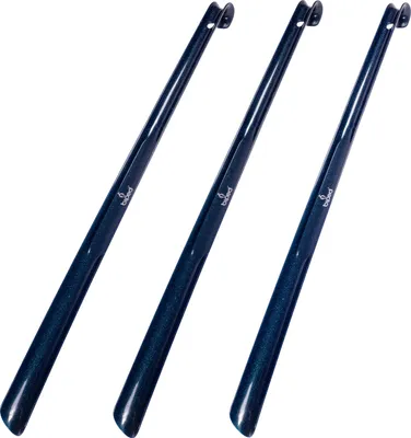 Produktbild von biped 3er Set Kunststoff Schuhlöffel 65 cm mit Haken z1557 (flitter-dunkelblau)