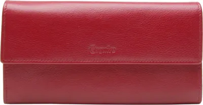 Produktbild von Esquire Leder Geldbörse Viktoria Ladies Long Wallet Red dunkelrot