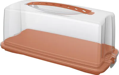 Produktbild von Rotho Kuchenbehälter Fresh 36 x 17 cm koralle