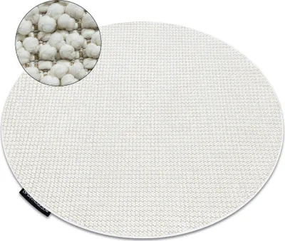 Immagine prodotto di Tappeto CASABLANCA LOOP cerchio bianco, loop, morbido bianca ruota 150 cm
