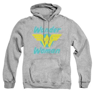 Obrázek produktu pro Wonder Woman – Mikina s kapucí uni pro muže/ženy, model TV39967 (XXL), barva: sportovní heather