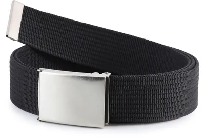 Image de Ceinture pour homme Ladeheid en toile de jute P90 (noir, 125 cm)