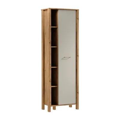 Image de AX LIVING Bibliotheque Iseonia R1P - 66 cm de large, chene Wotan/Beige
