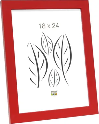 Produktbild von Deknudt Holzfotorahmen S45S, rot, 20,0 x 30,0 cm