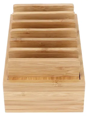 Image de Solidchoice - Support en bois pour smartphone, idéal pour la maison et le bureau